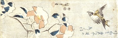 Moineau et Camélia Enneigé - Ando or Utagawa Hiroshige