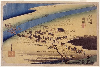 Station 24, Shimada - Ando or Utagawa Hiroshige