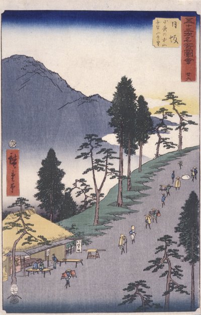 Station 26, Nissaka - Ando or Utagawa Hiroshige