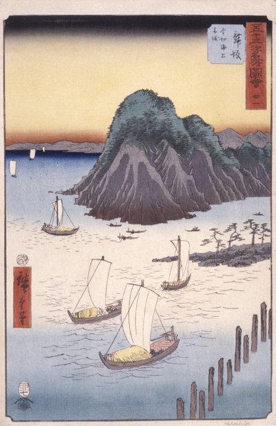 Station 31, Maisaka - Ando or Utagawa Hiroshige