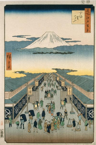 Rue de Suruga - Ando or Utagawa Hiroshige
