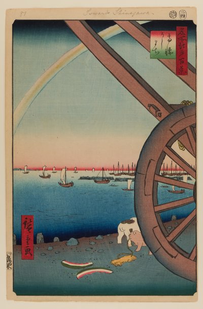 Ushimachi, Takanawa - Ando or Utagawa Hiroshige
