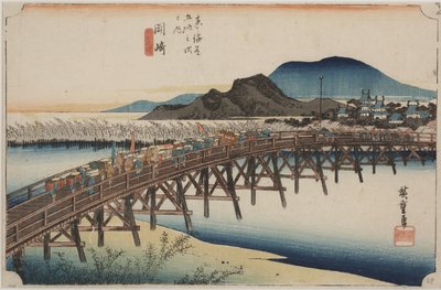 Pont de Yahagi - Ando or Utagawa Hiroshige
