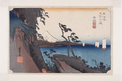 Yui : Pic de Satta - Ando or Utagawa Hiroshige