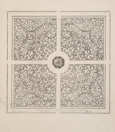 Design pour Parterre, du Théâtre des Plans et Jardinages, pub.1652 - André Mollet