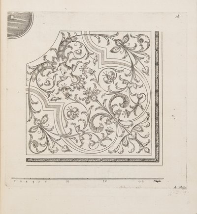 Conception pour Parterre, de Théâtre des Plans et Jardinages, pub.1652 - André Mollet