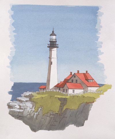 Phare de Portland Head, Maine, États-Unis - Andras Kaldor