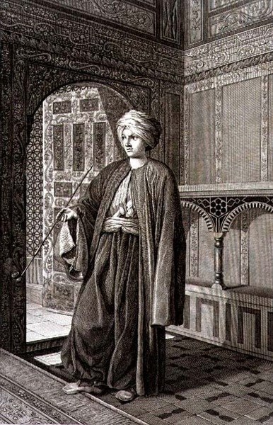 Le Mamelouk, du Volume II Costumes et Portraits de 