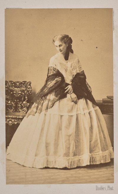 Duchesse Sofia de Morny 1838-1896, née Comtesse Trubetskaya, 1862 - Andre Adolphe Eugene Disderi