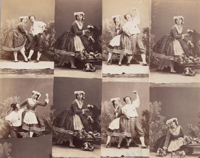 Eugénie Schlosser et Coralli, 1863 - Andre Adolphe Eugene Disderi