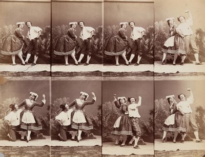 Eugénie Schlosser et Coralli, 1863 - Andre Adolphe Eugene Disderi