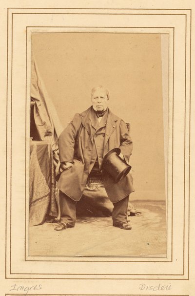 [Jean Auguste Dominique] Ingres (1780 - 1867) - Andre Adolphe Eugene Disderi