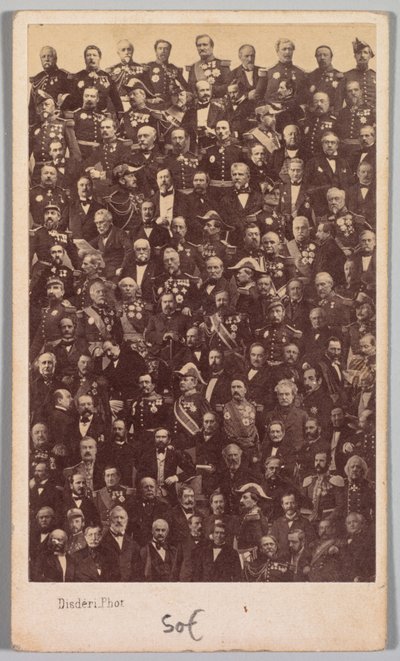 Sans titre (Héros militaires et leaders politiques français) - Andre Adolphe Eugene Disderi