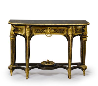 Une paire assortie de tables de console Louis XIV, c.1710 - Andre Charles (attr. to) Boulle