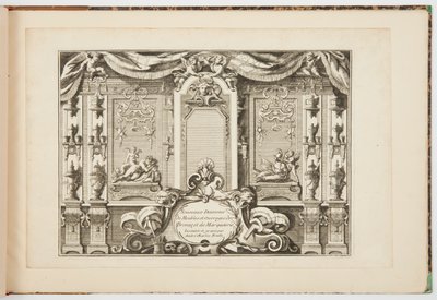 Nouveaux dessins de meubles et ouvrages de bronze et de marqueterie - Andre Charles Boulle