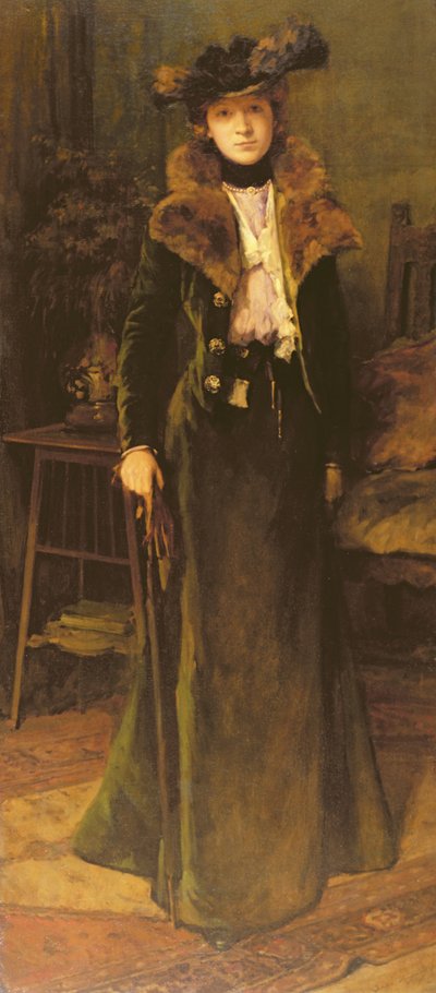 Dame dans un intérieur - Andre Cluysenaar