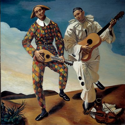 Arlequin et Pierrot - Andre Derain