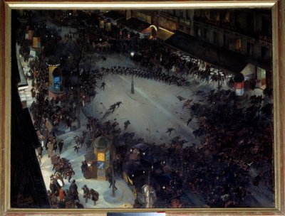 La charge, Boulevard Montmartre - Andre Devambez