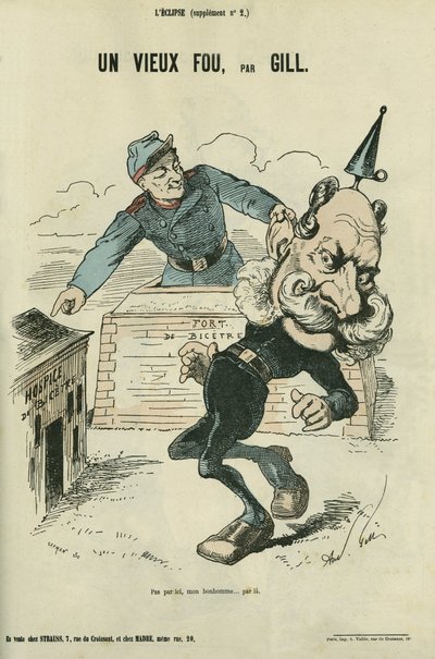 Un vieux fou, caricature par Guillaume Ier d