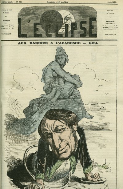 Auguste Barbier (1805-1882), poète français élu à l
