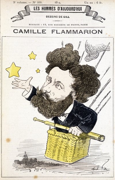 Camille Flammarion - par Gill, dans « Les Hommes d