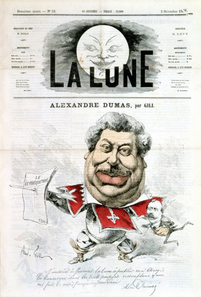 Caricature et autographe d