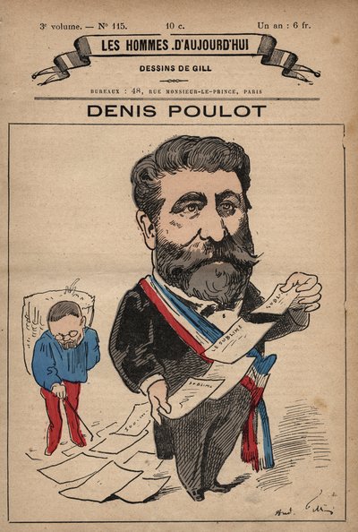 Caricature de Denis Poulot (1832-1905) de "Les Hommes d