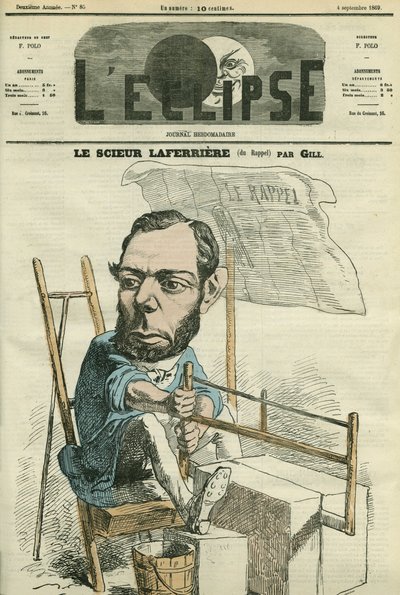 Édouard Lafferière (1841-1901), magistrat et homme politique français. Couverture dans « L