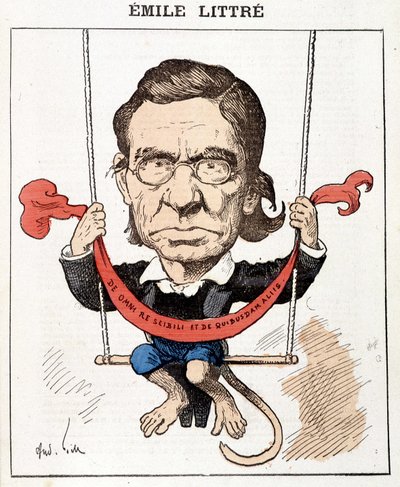 Émile Littré - par Gill, dans « Les Hommes d