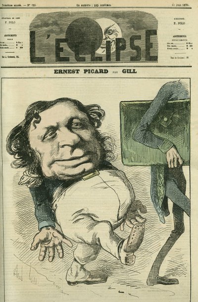 Ernest Picard (1821-1877), homme politique français. Couverture de « L