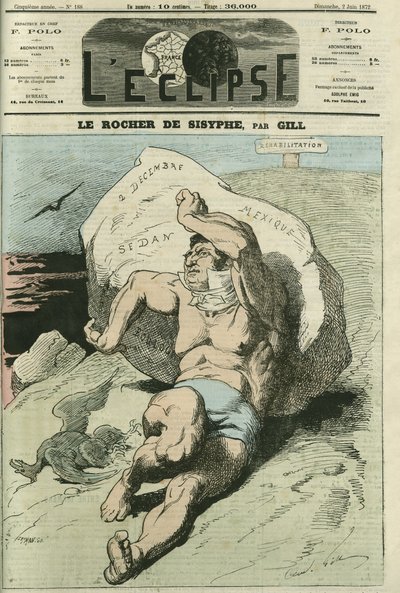 Eugène Rouher, homme politique français. Couverture de « L