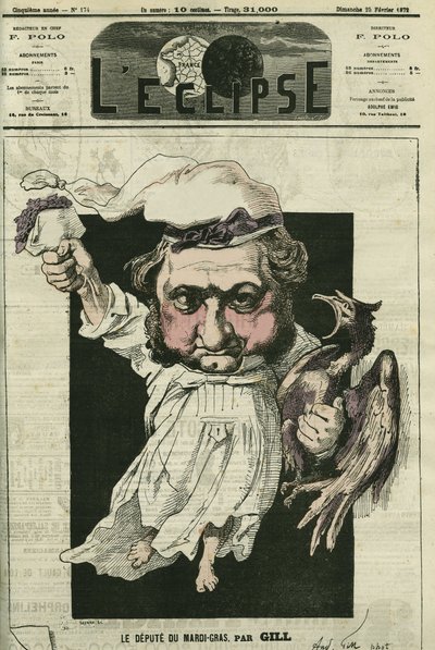 Eugène Rouher (1814-1884), homme politique français, chef du parti bonapartiste. Couverture dans « L