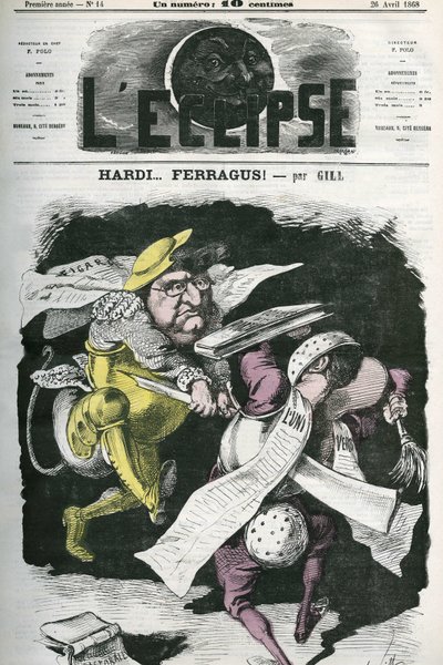 Hardi... Ferragus, illustration du "Figaro" à "L