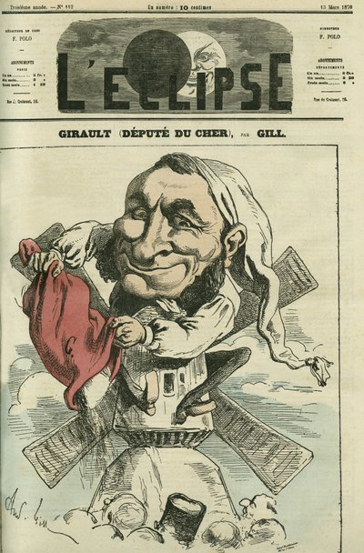 Jean Girault, meunier et homme politique français. Couverture de « L
