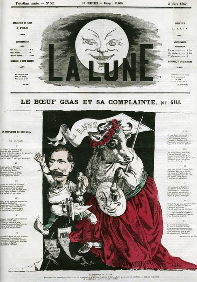 Le Bœuf gras et sa lamentation, illustration d