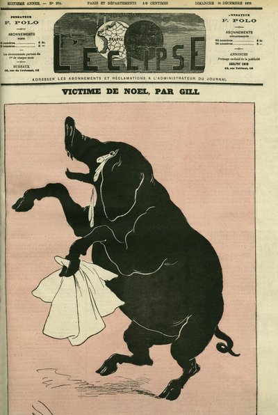 Le porc « victime de Noël ». Couverture de « L