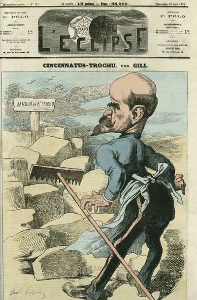 Louis-Jules Trochu (1815-1896), général et homme politique français. Couverture dans L