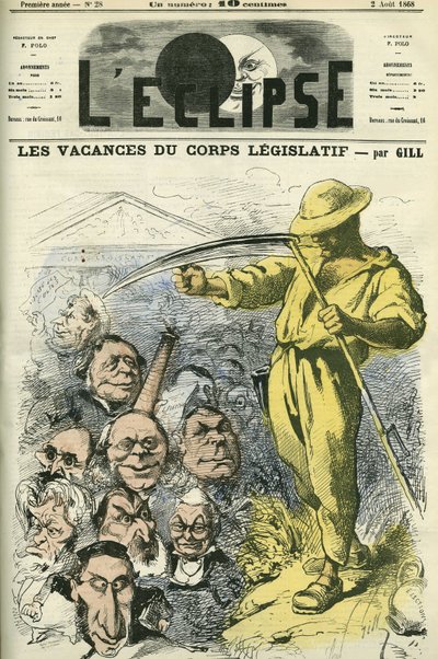 En vacances du Corps législatif, les députés de l