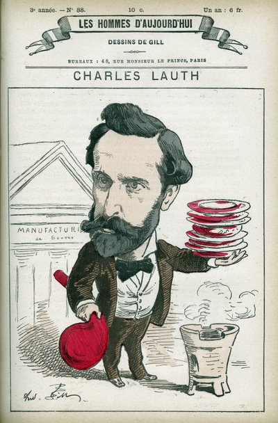 Portrait de Charles Lauth (1836-1913), chimiste français, il fut directeur de l