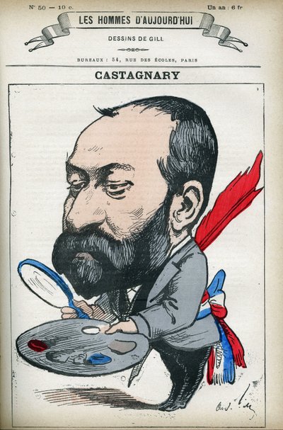 Portrait de Jules Castagnary (1830-1888), homme politique français, avocat, journaliste, amateur et critique d
