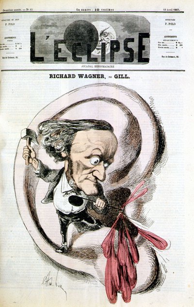 Richard Wagner - par Gill, dans L