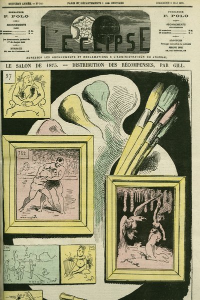Salon de 1875. Couverture dans « L