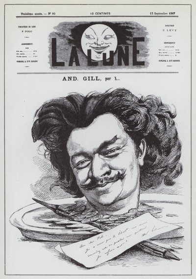 Autoportrait du caricaturiste français André Gill - Andre Gill