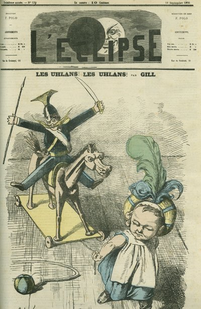 Les uhlans ! Les hulans !, un projet de ficelles pour enfants, ce sont des cavaliers de l