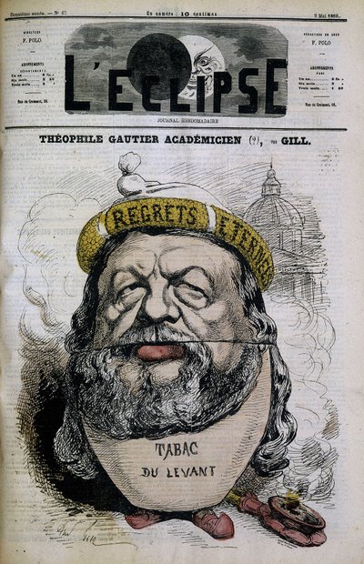Théophile Gautier - par Gill, dans « L