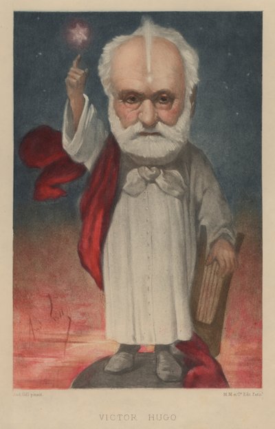 Victor Hugo, poète, romancier et dramaturge français - Andre Gill