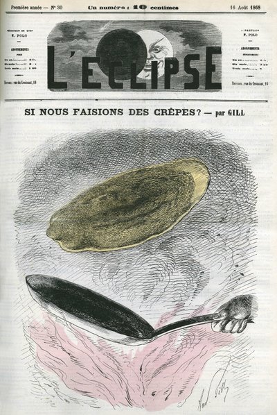 Pourquoi ne faisons-nous pas des crêpes ? illustration par Gill en réaction à la censure - Andre Gill