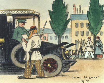 Taxis pendant la bataille de la Marne - Andre Helle