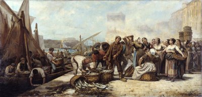 Arrivée des pêcheurs au Vieux-Port de Marseille - Andre Marius Guindon