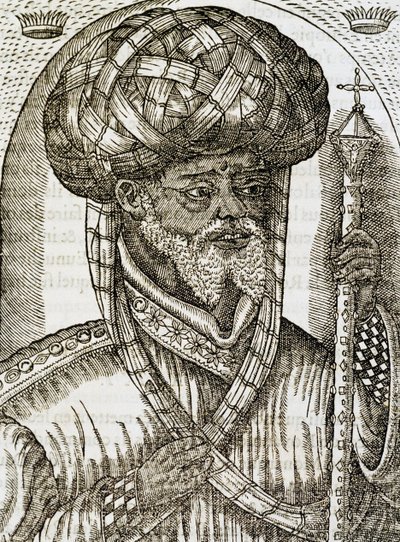 Prêtre abyssin, tiré de Cosmologie Universelle, par André Thevet (1504-1592), gravure - Andre Thevet